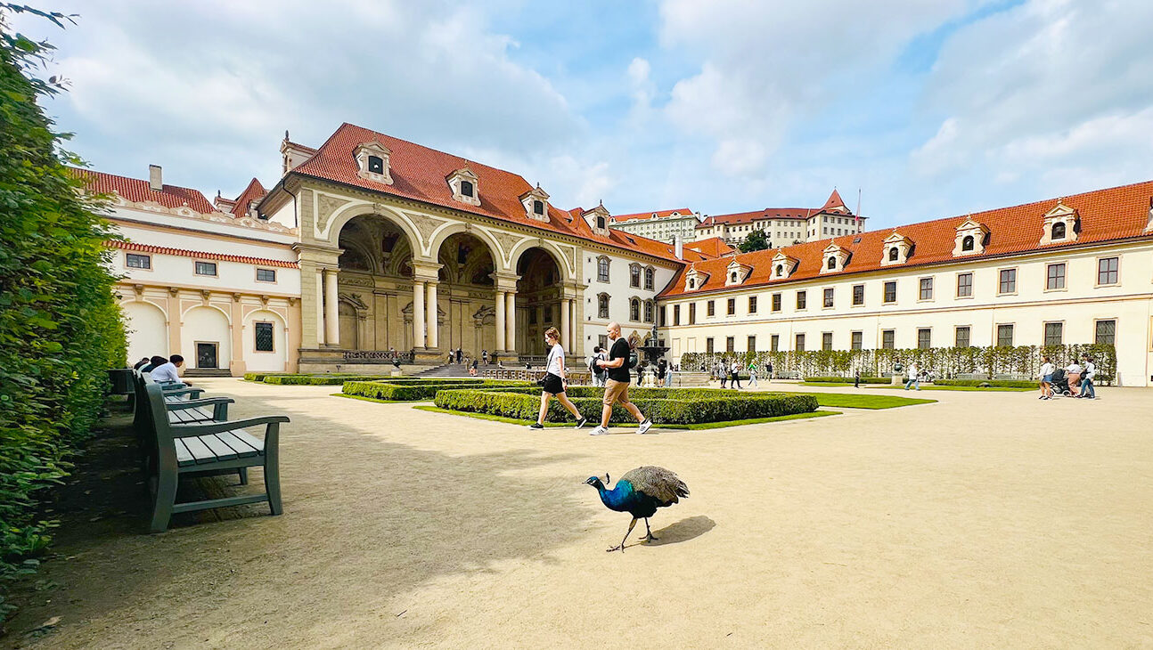 Wallenstein-Garten - Blick Richtung Burg